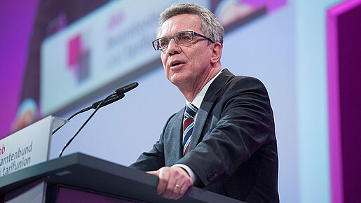 dbb Jahrestagung 2016, Bundesinnenminister Thomas de Maiziere dbb Jahrestagung 2016, Bundesinnenminister Thomas de Maiziere