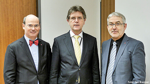 Hans-Ulrich Benra, Klaus Vitt, Willi Russ