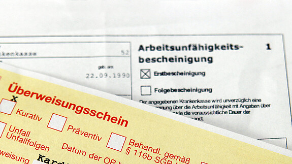 Überweisung in die Kardiologie