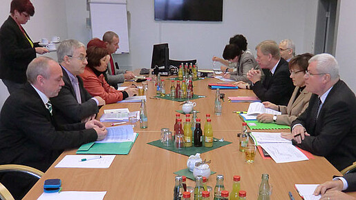 Gespräche mit Vertretern der sächsischen Landesregierung Gespräche mit Vertretern der sächsischen Landesregierung