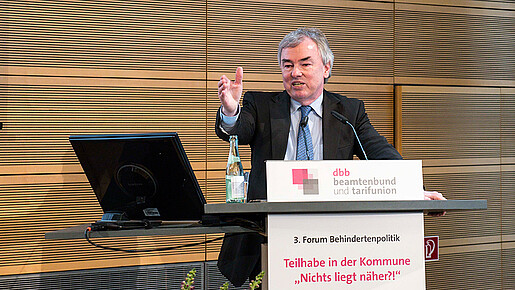 Dauderstädt auf dem 3. Forum Behindertenpolitik