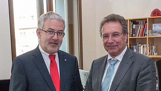 Willi Russ und Klaus Ernst