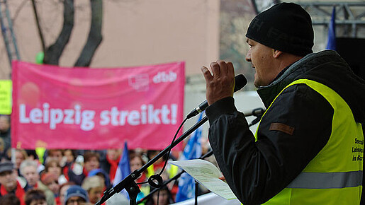 Warnstreik Leipzig