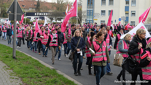 Protest in Salzgitter Protest in Salzgitter