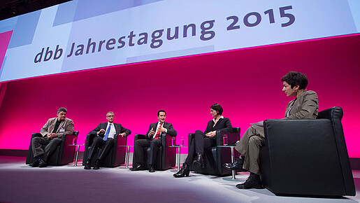 dbb Jahrestagung Podiumsdiskussion dbb Jahrestagung Podiumsdiskussion