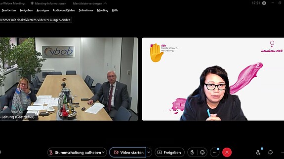 Führen in Teizeit - Fachaustausch Videokonferenzsituation