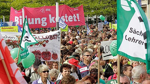 Warnstreik Dresden Warnstreik Dresden