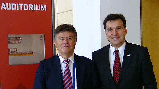 Eugen Straubinger (links) und Stefan Nowatschin Eugen Straubinger (links) und Stefan Nowatschin