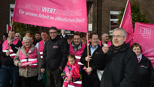 Diskussion vor Ort