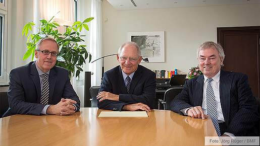 Meinungsaustausch mit dem Bundesfinanzminister Meinungsaustausch mit dem Bundesfinanzminister