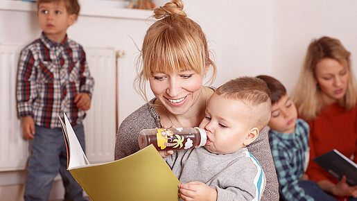 Erzieherin in Kindertagesstätte