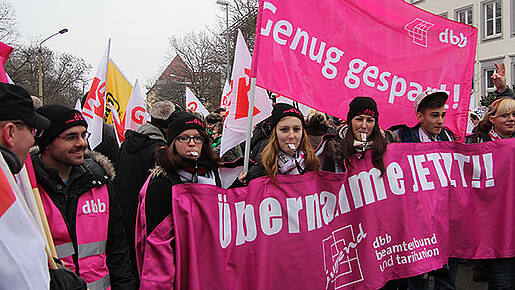 dbbj Protest in Magdeburg dbbj Protest in Magdeburg
