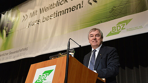 Klaus Dauderstädt beim BDZ-Gewerkschaftstag