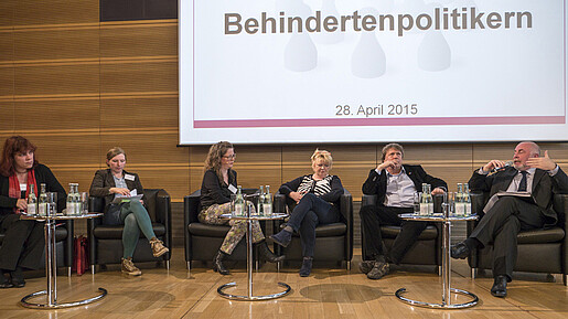 Podiumsdiskussion 3. Forum Behindertenpolitik