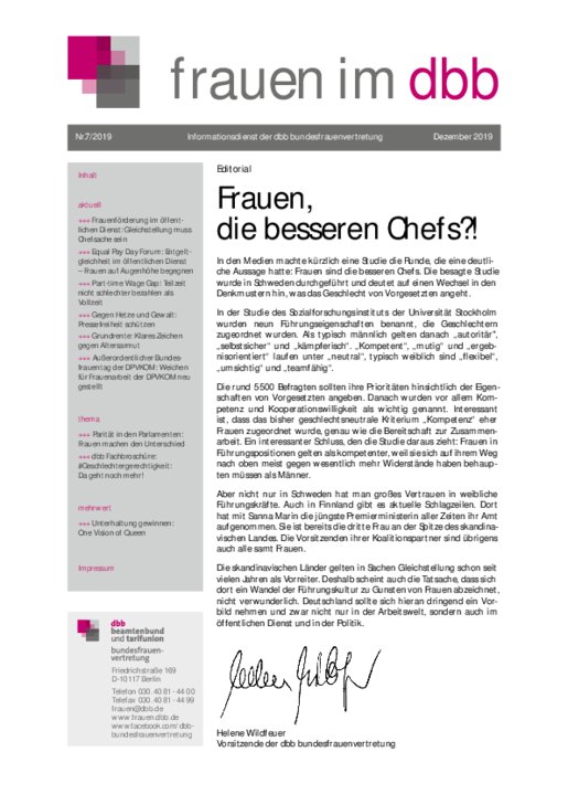 Ausgabe Nr. 07, Dezember 2019
