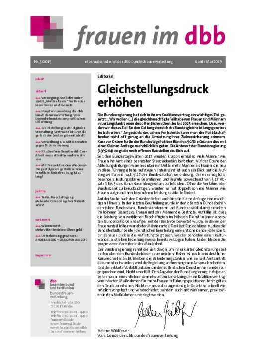 Ausgabe Nr. 03, April/Mai 2019