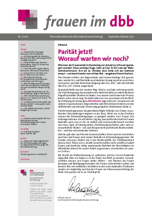 Ausgabe Nr. 05, September/Oktober 2022
