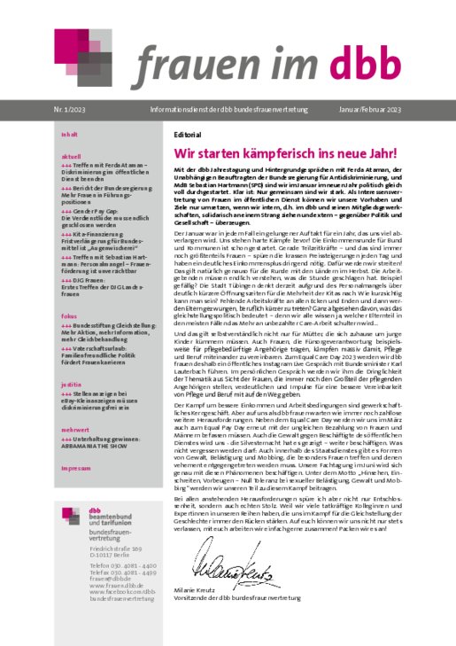 Ausgabe Nr. 01, Januar/Februar 2023